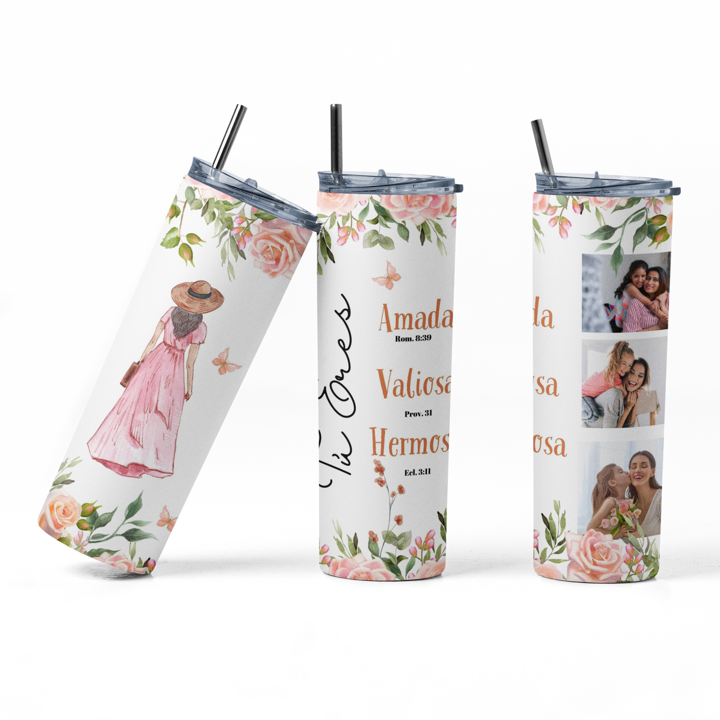 TUMBLER 20 OZ-CUSTOM DESIGN: TU ERES AMADA